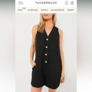 Tuckernuck Pomander place textured romper